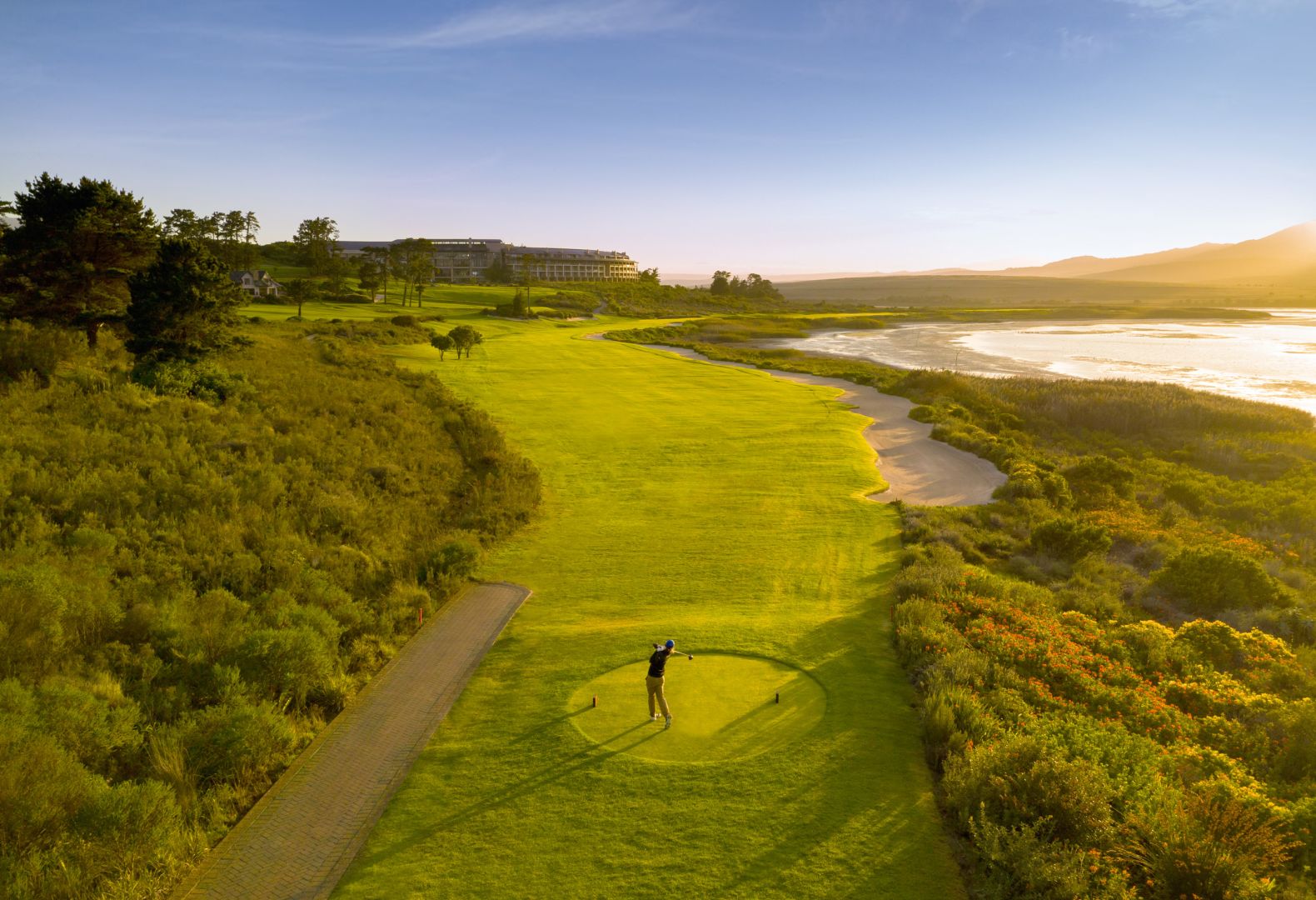 Arabella golf club during sunset / sunrise